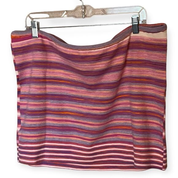 J. Crew Space-dyed Sweater Tube Top in Pink Stripes Size XXL New with Tags - Picture 2 of 10